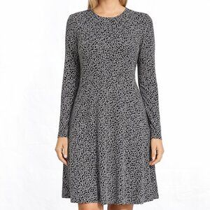 Michael Kors Black & White Long Sleeve Dress| Work to Weekend| Size M